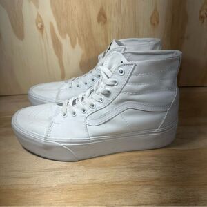 Vans White Sk8-Hi  Stackform Sneakers Women’s Size 11